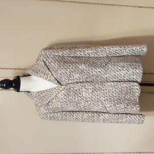 Talbot's Jacket size 18 in black white and gray